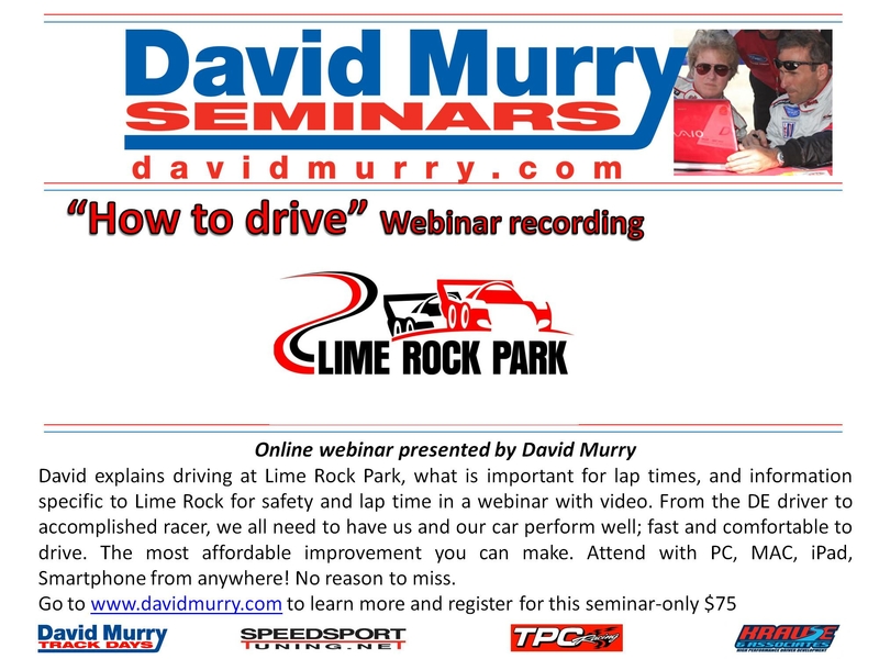 DMS Drive Lime Rock Park flyers recording