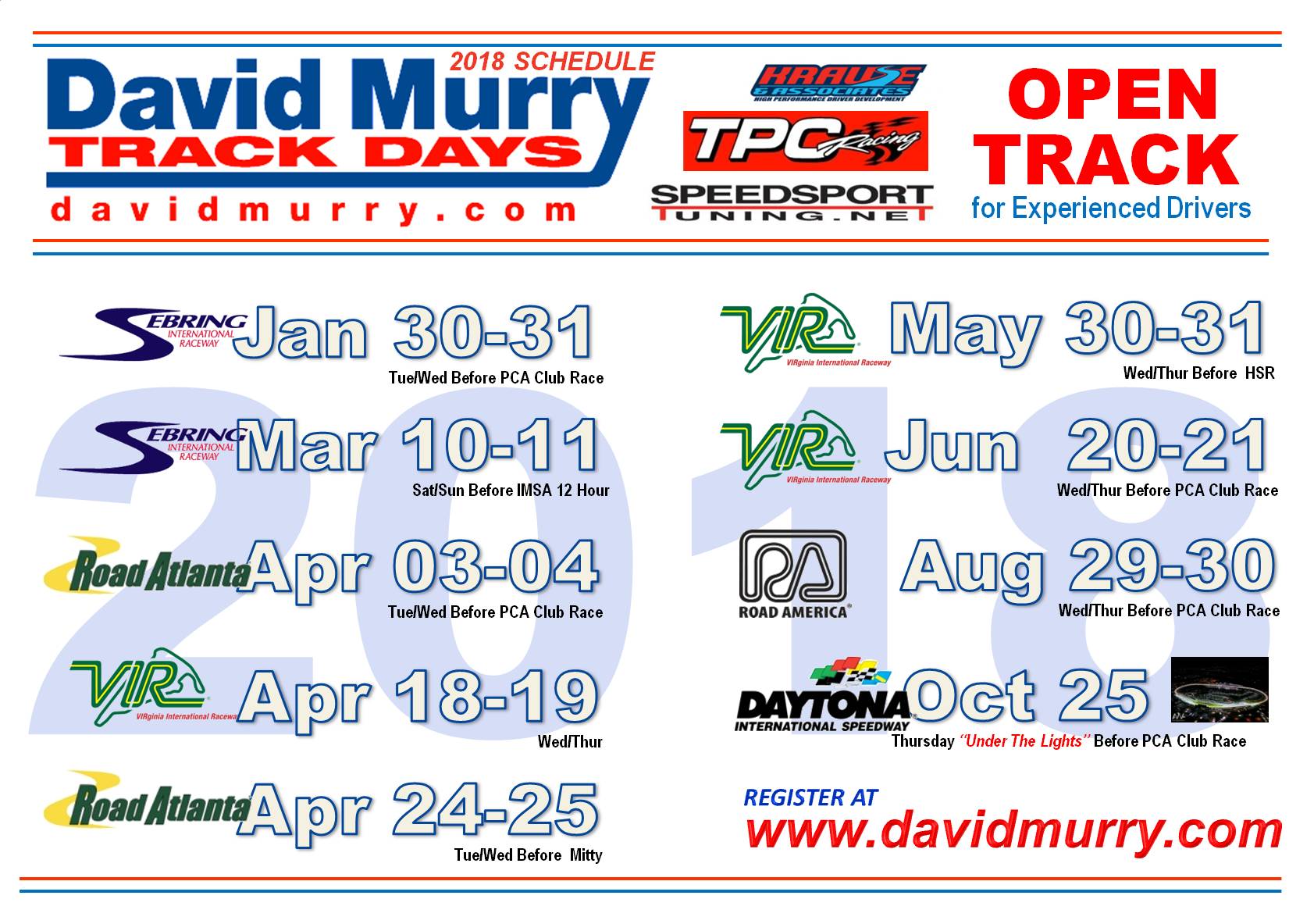 DMTD 2018 Full Schedule V2