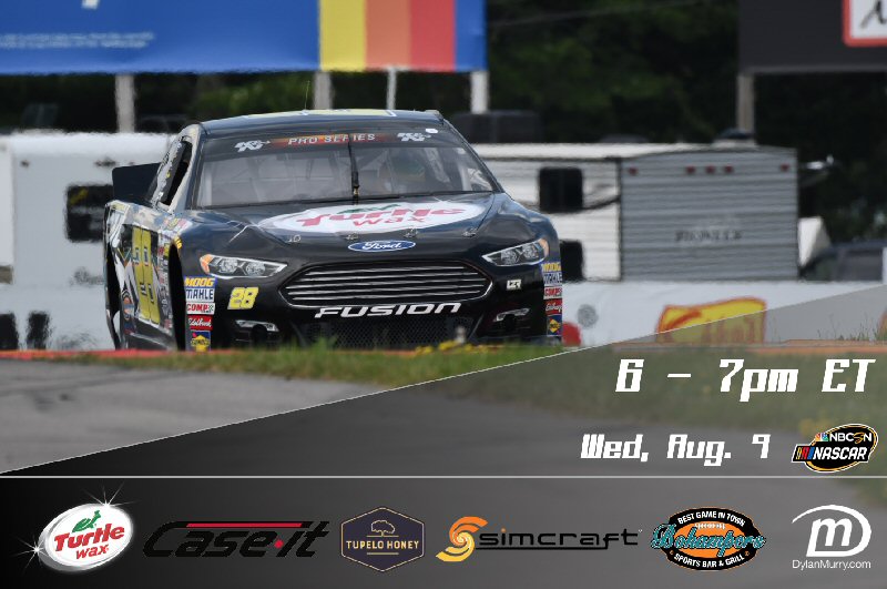 Dylan Murry Watkins Glen KN TV time