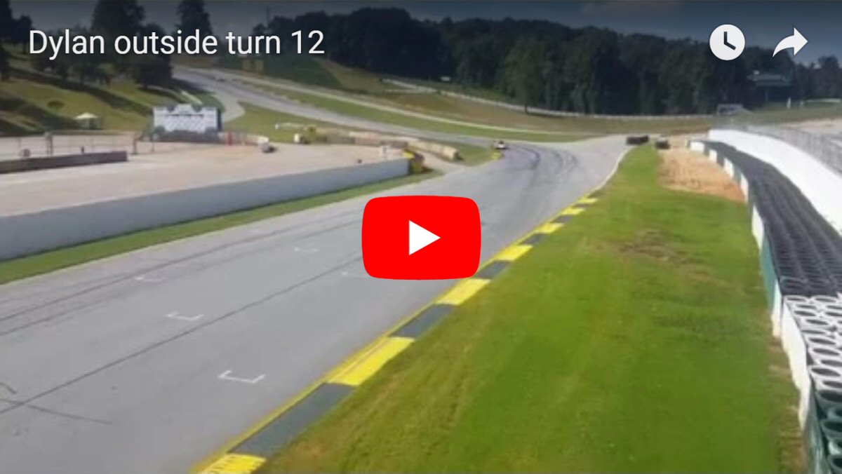 Dylan outside turn 12